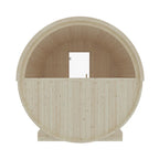 Helsinki Finnish Barrel Sauna with Terrace and WiFi Heater - Finnish Sauna Builders