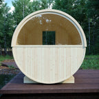 Helsinki Finnish Barrel Sauna with Terrace and WiFi Heater - Finnish Sauna Builders