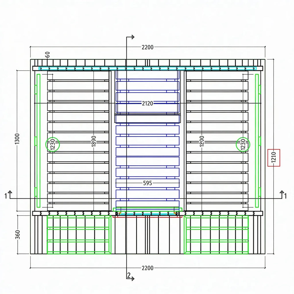 Helsinki Finnish Barrel Sauna with Terrace and WiFi Heater - Finnish Sauna Builders