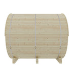 Tampere Finnish Barrel Sauna with WiFi Heater - Finnish Sauna Builders