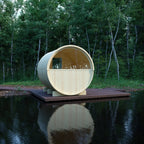 Tampere Finnish Barrel Sauna with WiFi Heater - Finnish Sauna Builders