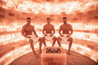 Himalayan Salt Sauna 4' x  4' Surface Area - 16 Sq feet